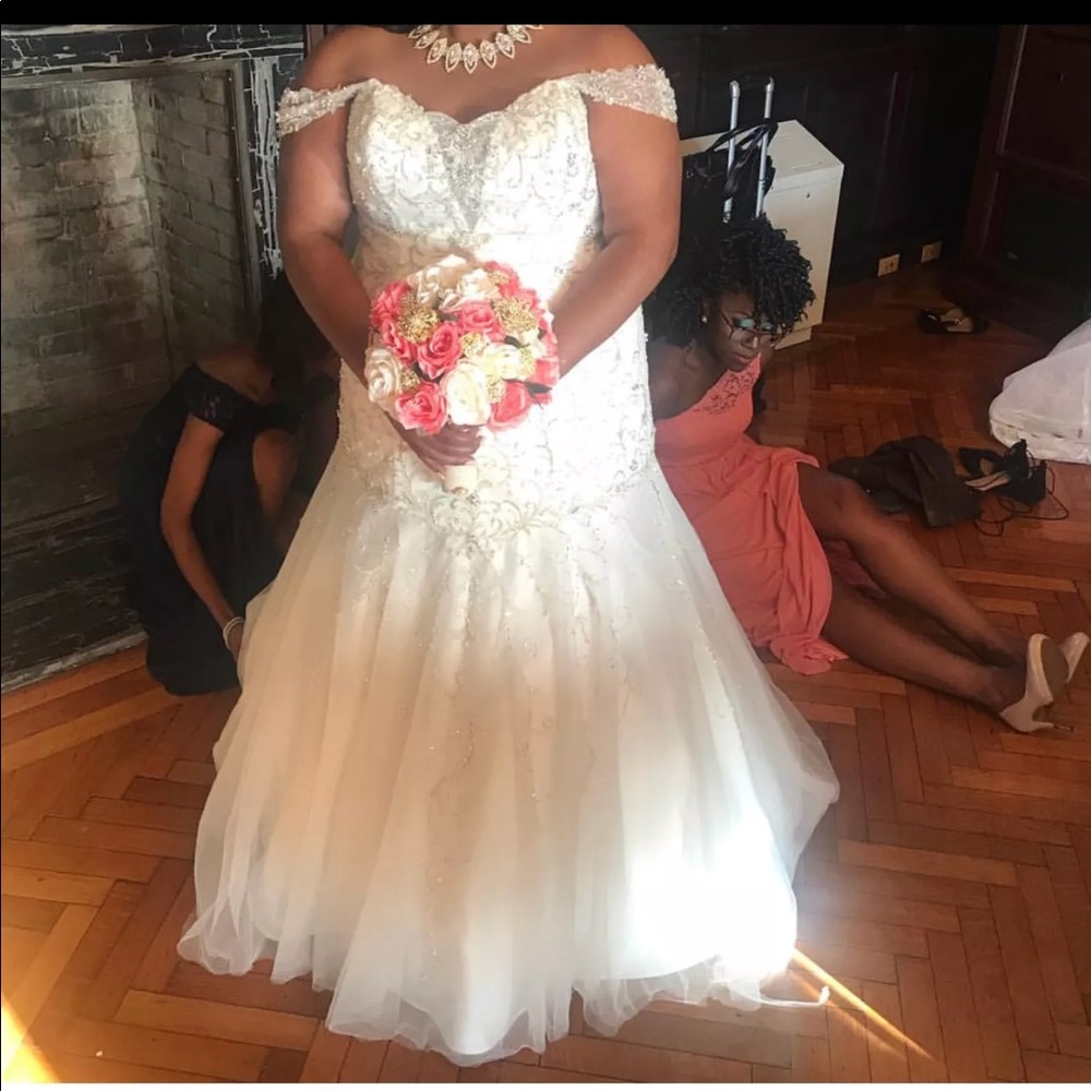 Alfredo Angelo Plus Sized Wedding Dress